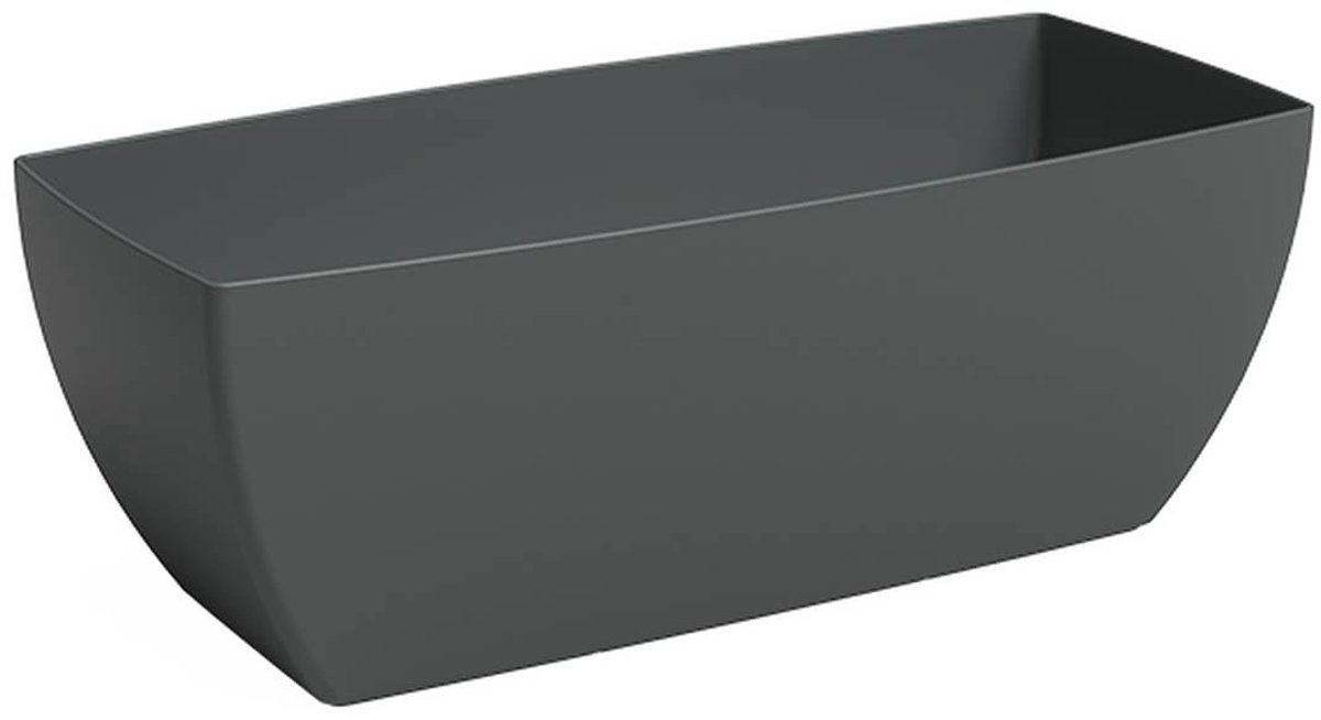 artevasi SIENA plantenbak antraciet 30 x 14.7 cm - kunststof