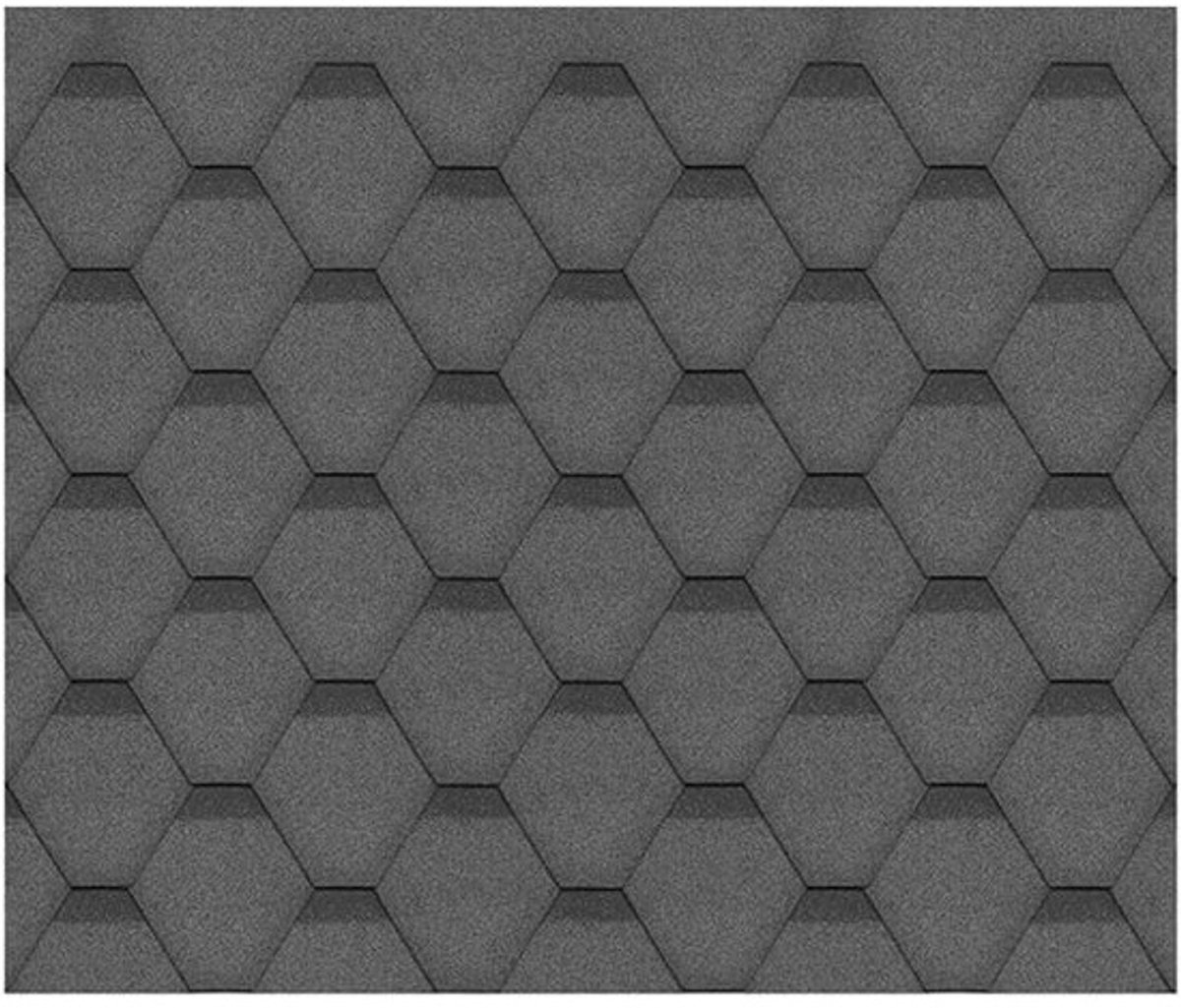 Bitumen Dakshingles - Dakbedekking Dakpannen - Tuinhuis Dak Bedekken - Weerbestendig Materiaal - 3 m² Pakket - Zwart