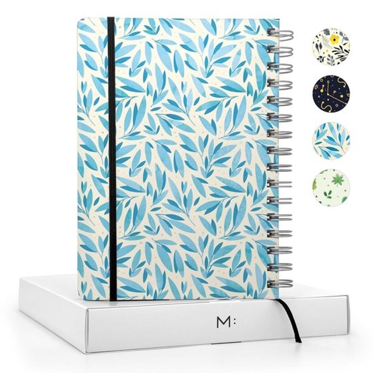 Notitieboek A5 - Schrijfblok Agenda - Dagelijkse notities - Dubbele spiraalbinding - A5 - Gestippeld