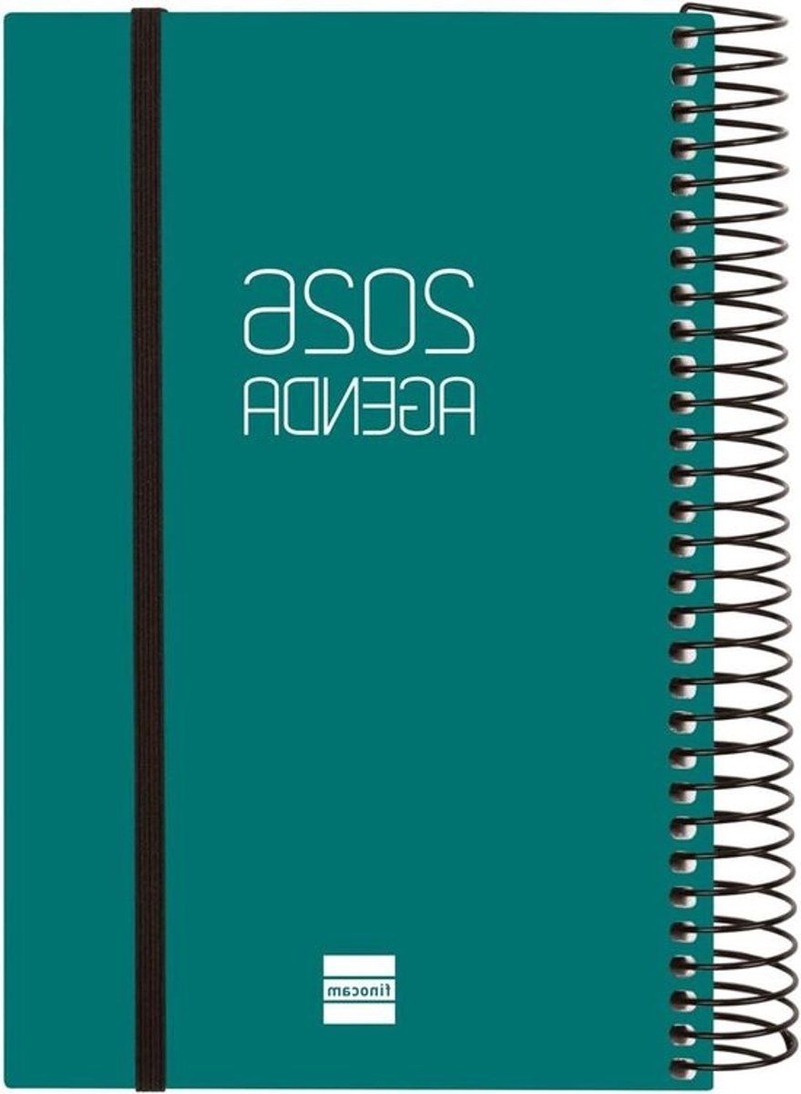 Spiraalkalender - Agenda Planner - Persoonlijke Organisatie - 1 Dag Per Pagina - Dag tot Dag - Groen