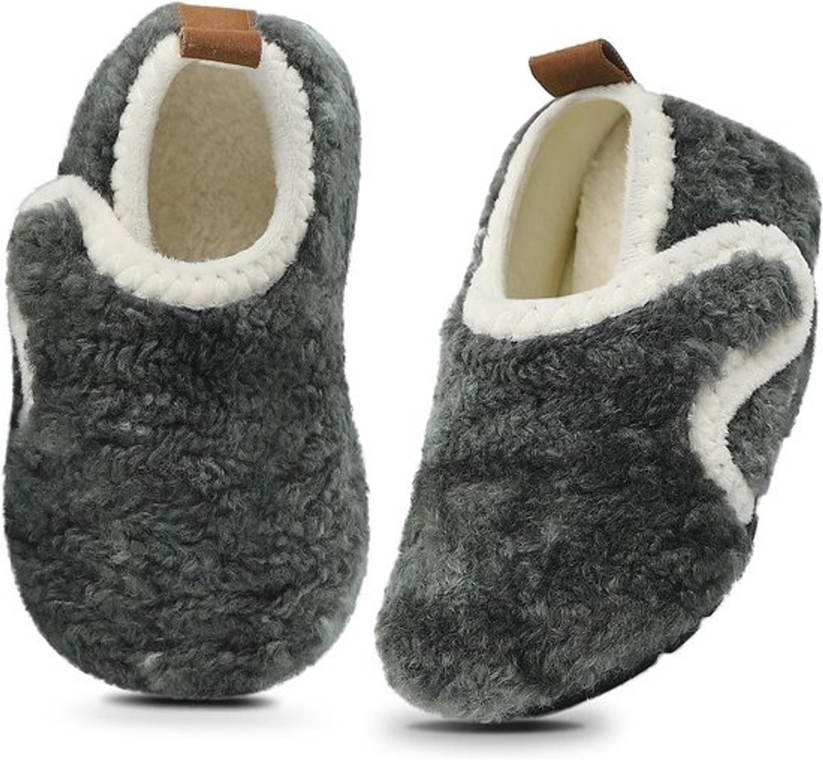 Warme Pluche Binnenschoenen voor Kinderen - Antislip Huisslofjes Jongens en Meisjes (Maat 20-36)