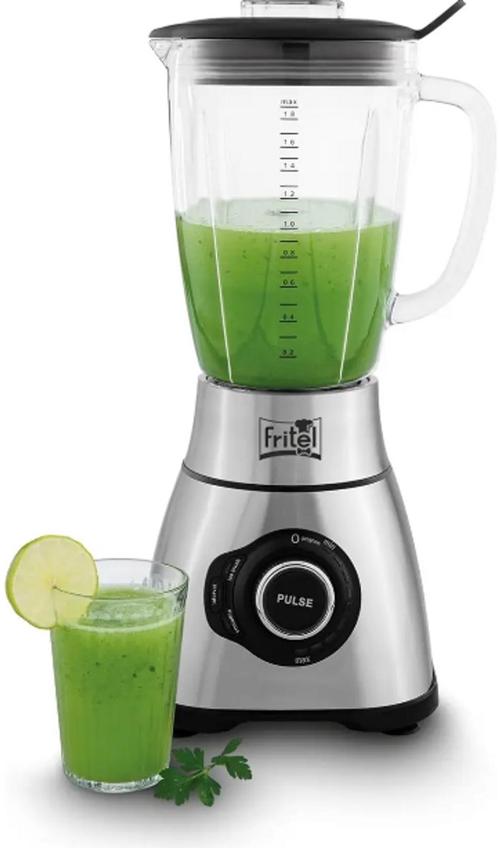 Blender - 1800W - 1,8 Liter - 24.000 RPM - RVS/Zilver - Inclusief Smoothieprogramma en Pulsefunctie van Blender — afbeelding 5