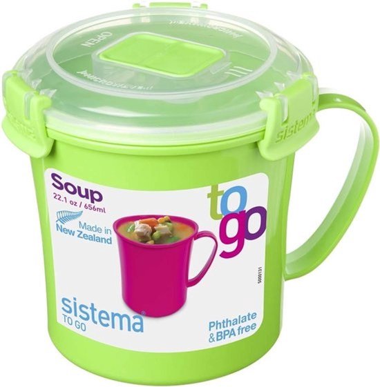 2x Soepbeker Magnetron met Deksel - 656ml - BPA-vrij - Ideaal voor Lunch en Warme Dranken — afbeelding 2