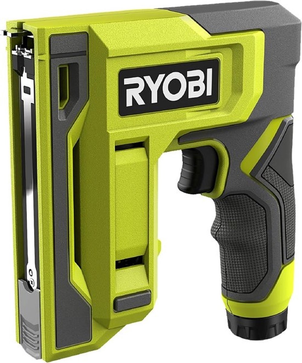 RYOBI Nietmachine 4V USB – 4000 SPM - Transparant Magazijn - LED-Verlichting - Geschikt voor 18V ONE+ Accu's - Compatibel met LINK-Systeem - Zonder Accu en Oplader
