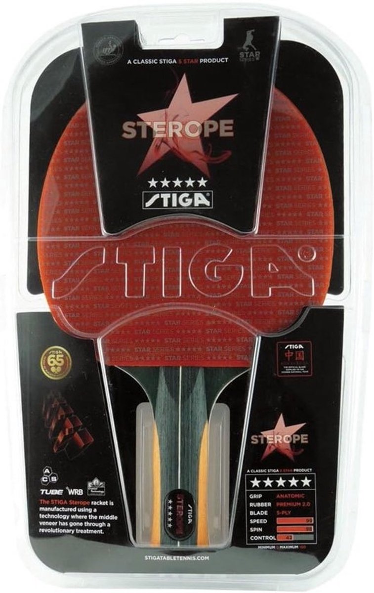 Tafeltennisbatje 5 Sterren Ping Pong