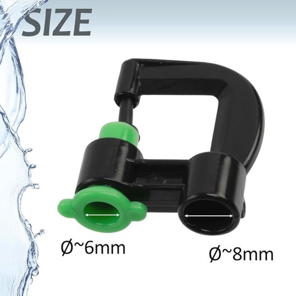 Set van 15 micro-sproeiers met 360° sprayhoek voor tuin en landschap | 90 liter l/u | kunststof