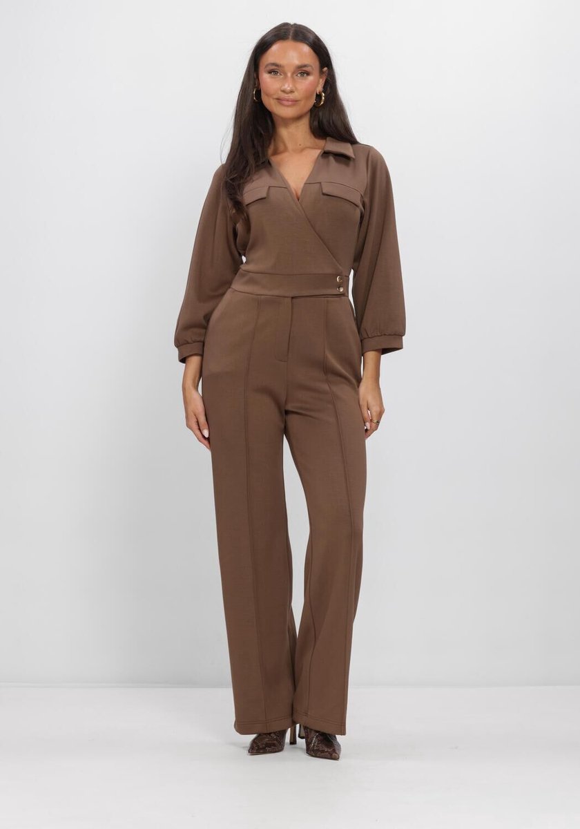 AAIKO Vion Vis 147 Jumpsuits Dames - Bruin - Maat S