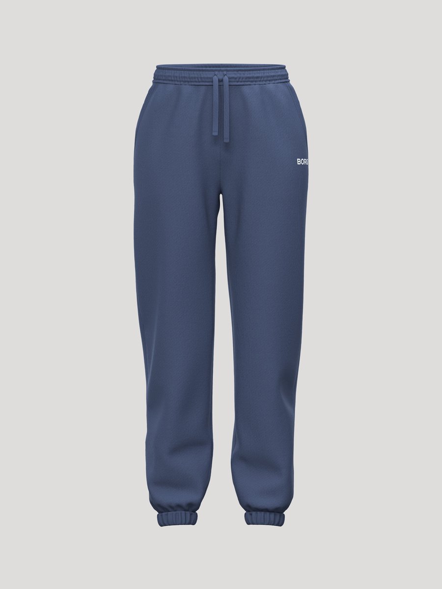 Björn Borg Essential 3 Joggingbroek Dames Lange Sportbroek Vrouwen - Nightshadow Blauw - Maat XXL