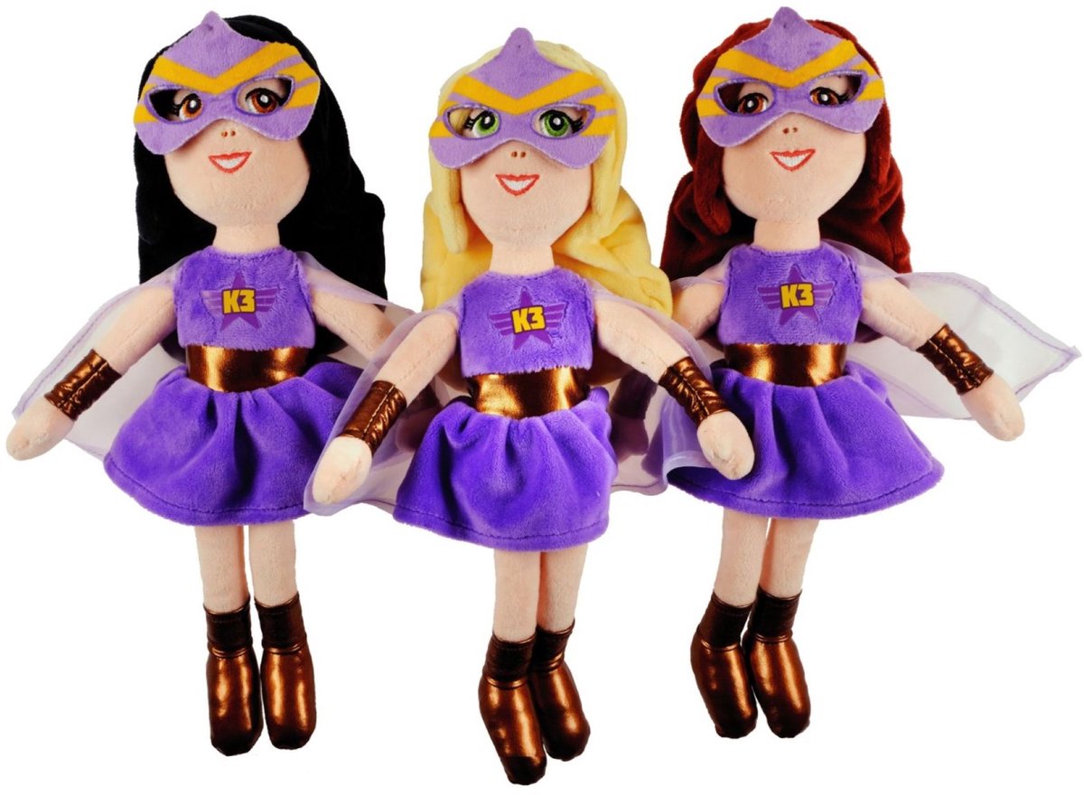 K3 - Knuffel - Pluche knuffel Superhelden - Marthe - 30 cm — cadeau in Spellen & Speelgoed - foto 2