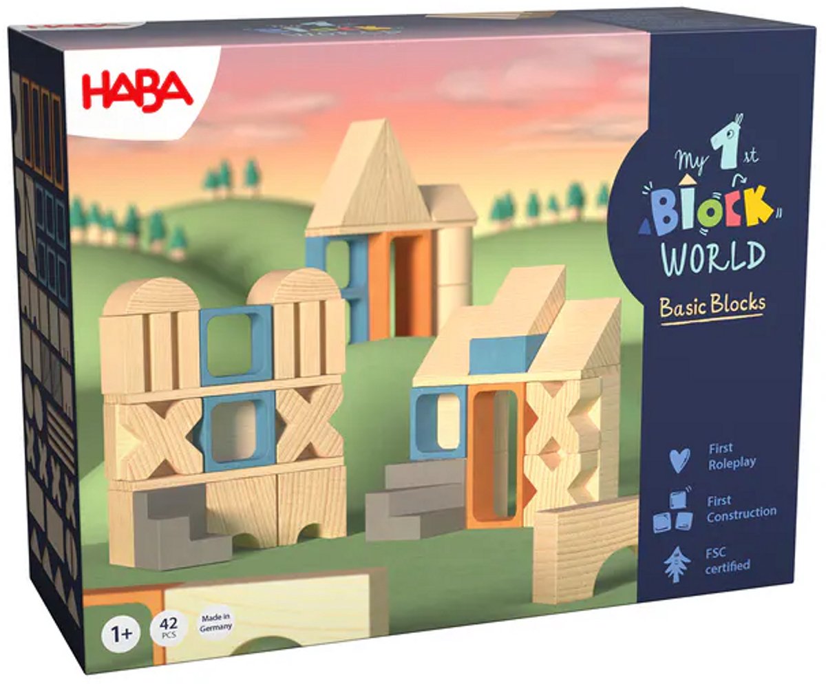 Haba My First Block World Xl Bouwstenenset 42-delig - 18 maanden+