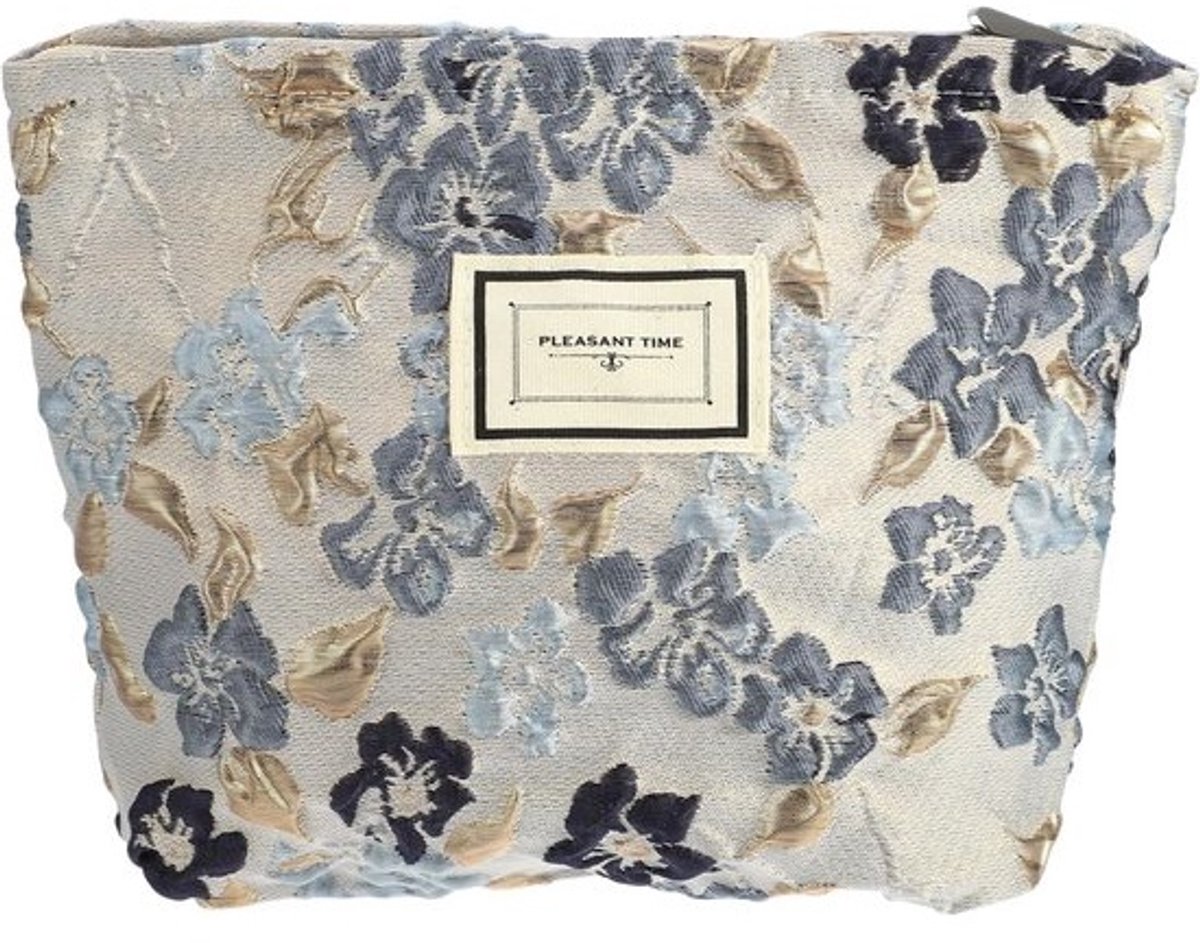 Bloemen Make-up Tas met Ritssluiting - Ideaal voor Cosmetica