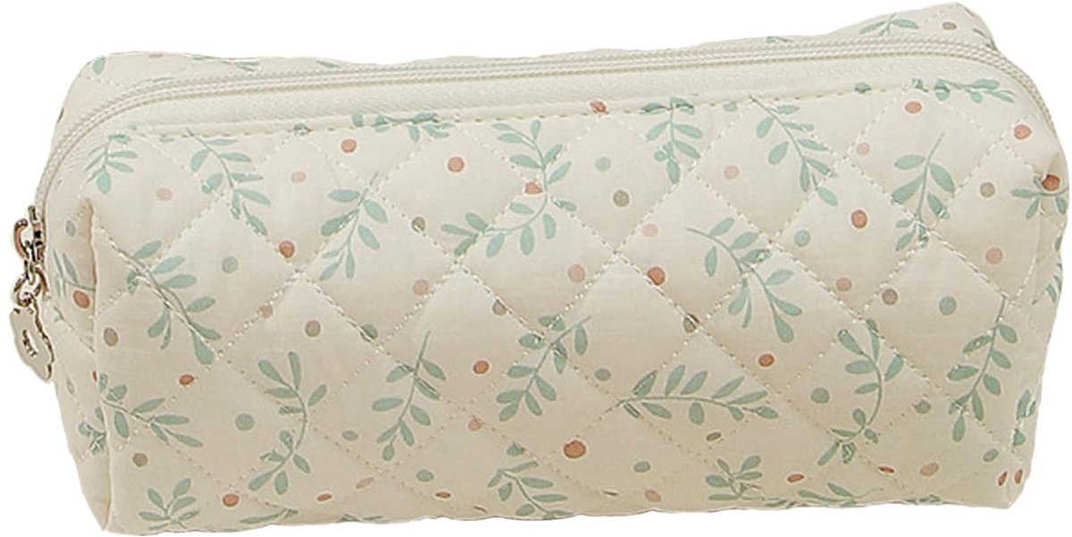Multifunctioneel Etui - Cartoon Design - Voor School, Make-up, Speelgoed en Sleutels - Wit, Blauw