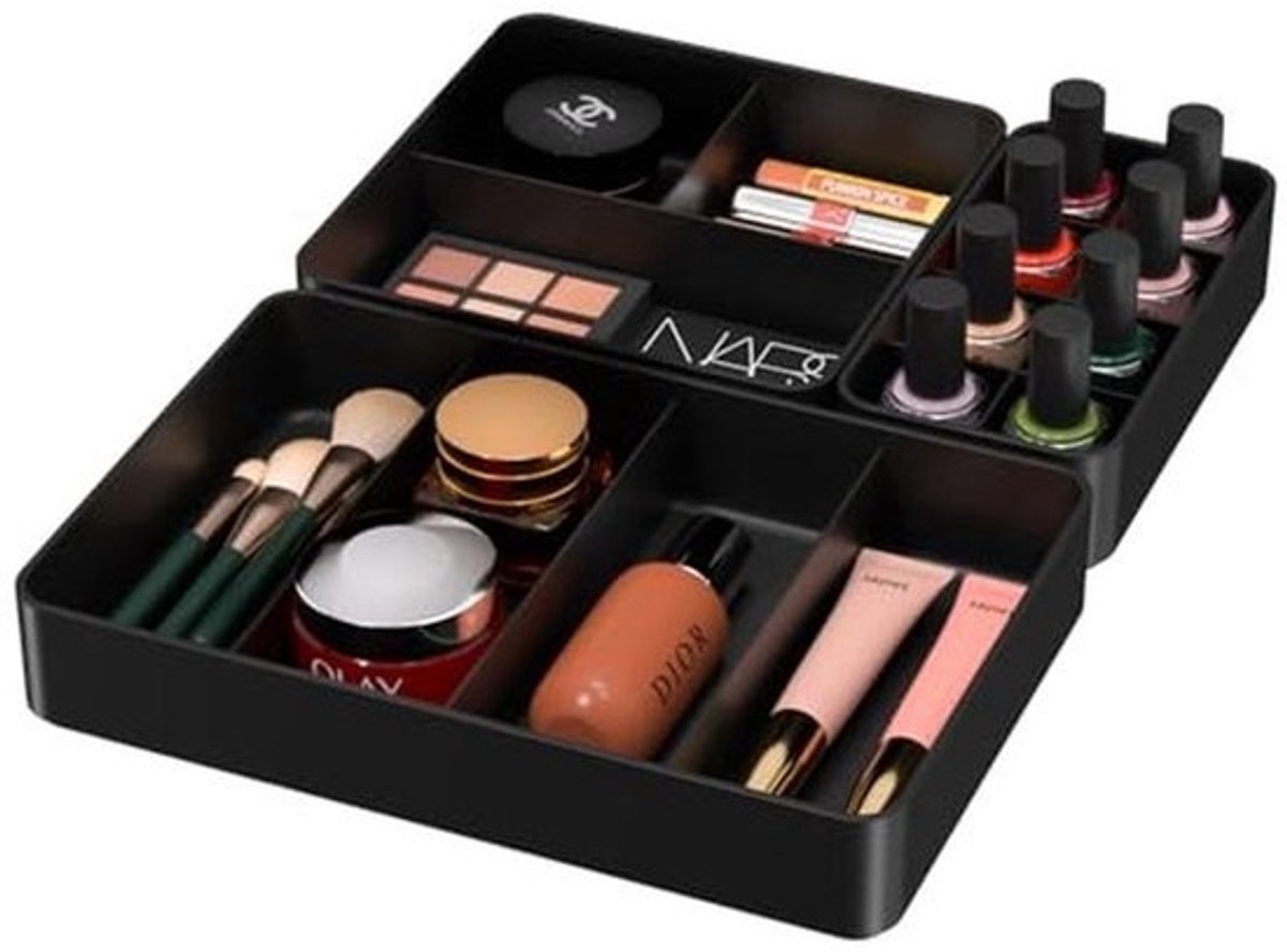 Lade Organizer Set van 3 - Stapelbare Scheiders voor Make-up en Badkamer