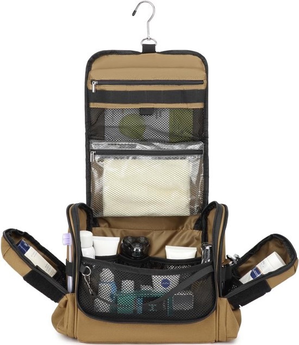 Grote en Duurzame Heren Toilettas voor Reizen en Camping