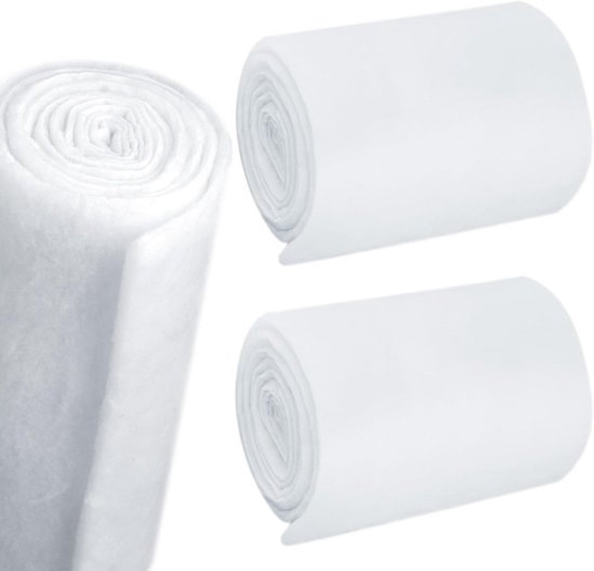 2 Rollen Quiltvulling Polyester Fiberfill voor Kussens, Dekens en Ambachten 91cm
