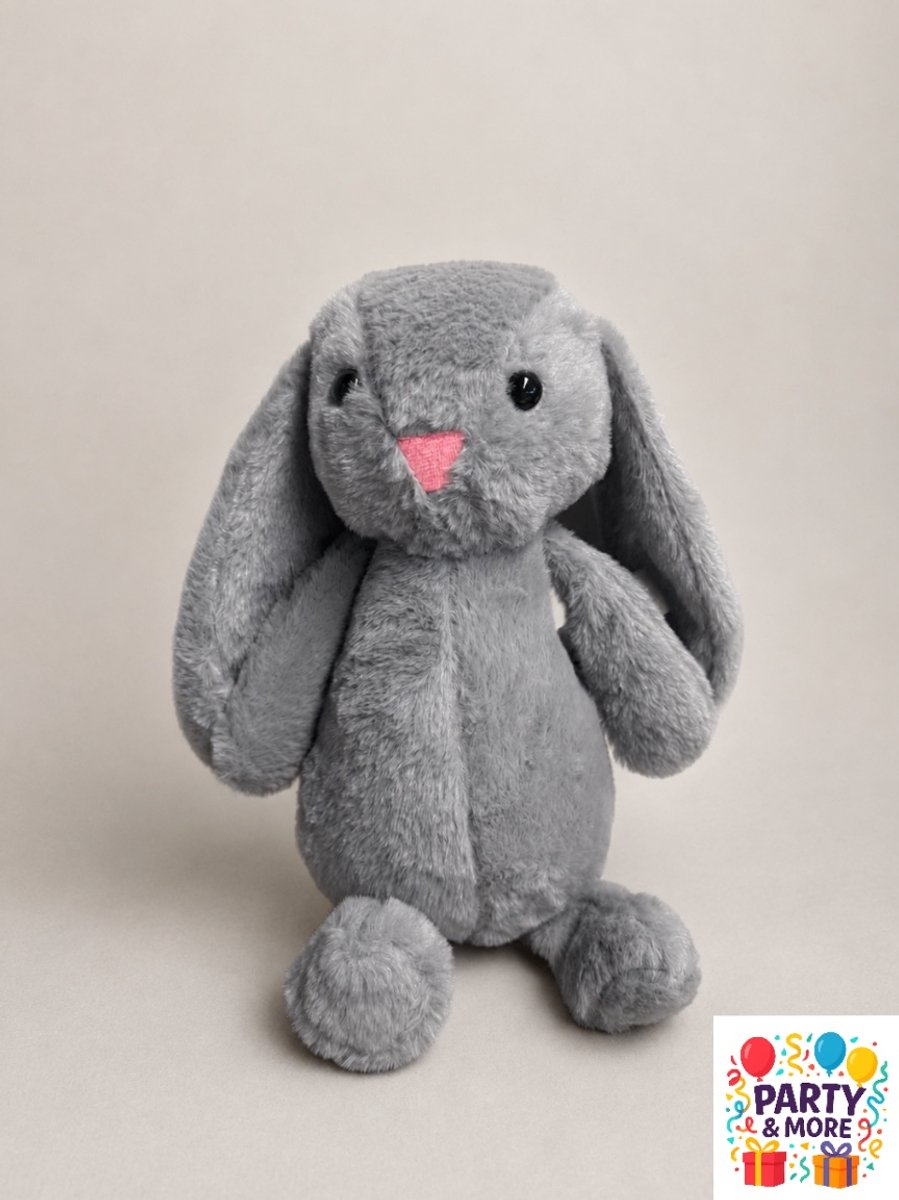Party & More - Knuffel konijn – grijs Konijntje – Schattige Knuffel – Baby & Kind – Cadeau