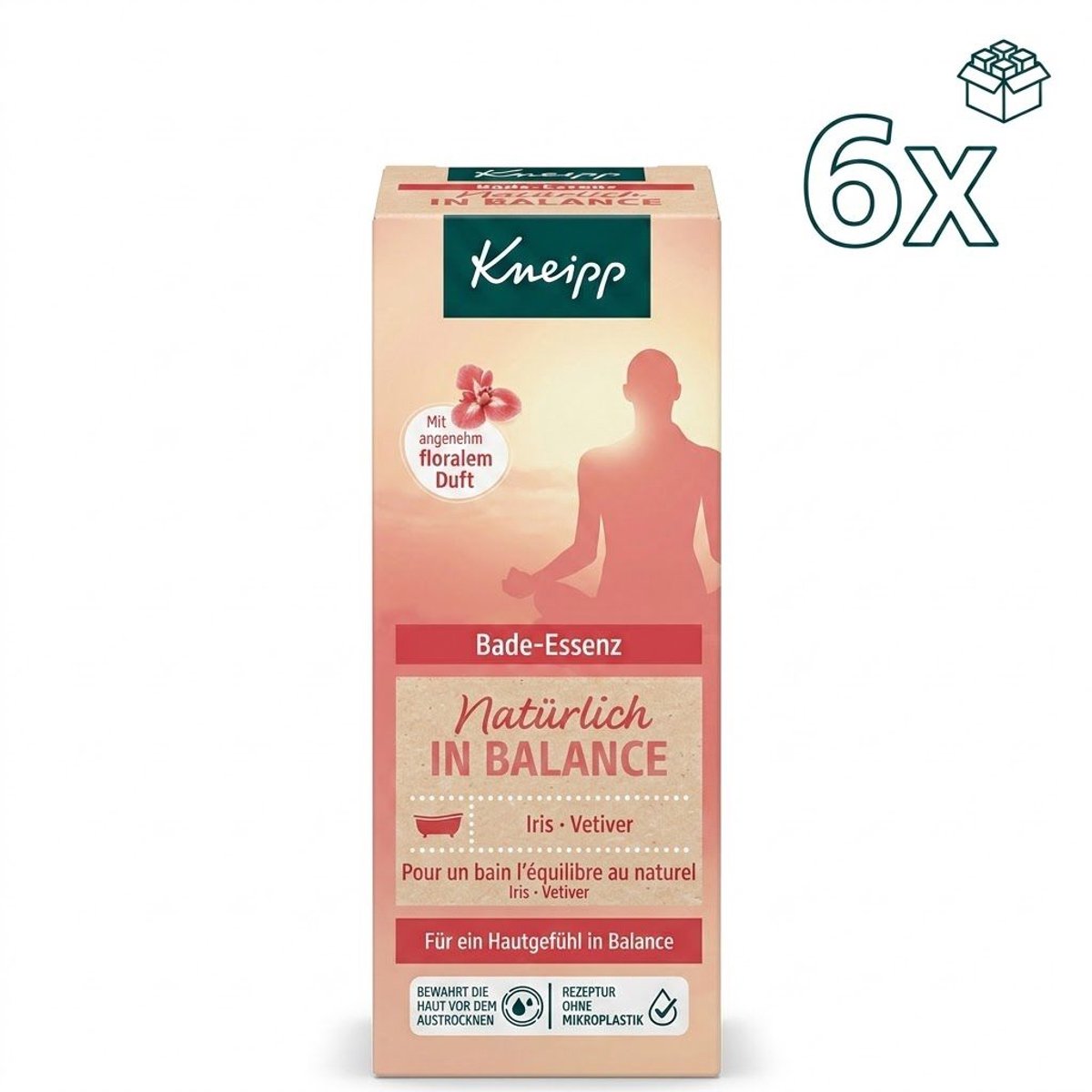 4x Kneipp Bodycrème Body&Mind Balance 200 ml