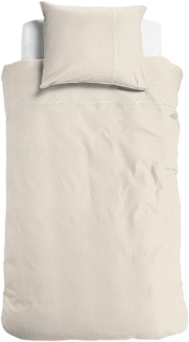 Melli Mello Suela Home Joanne Dekbedovertrek - Egyptisch Katoen / 155x220 cm