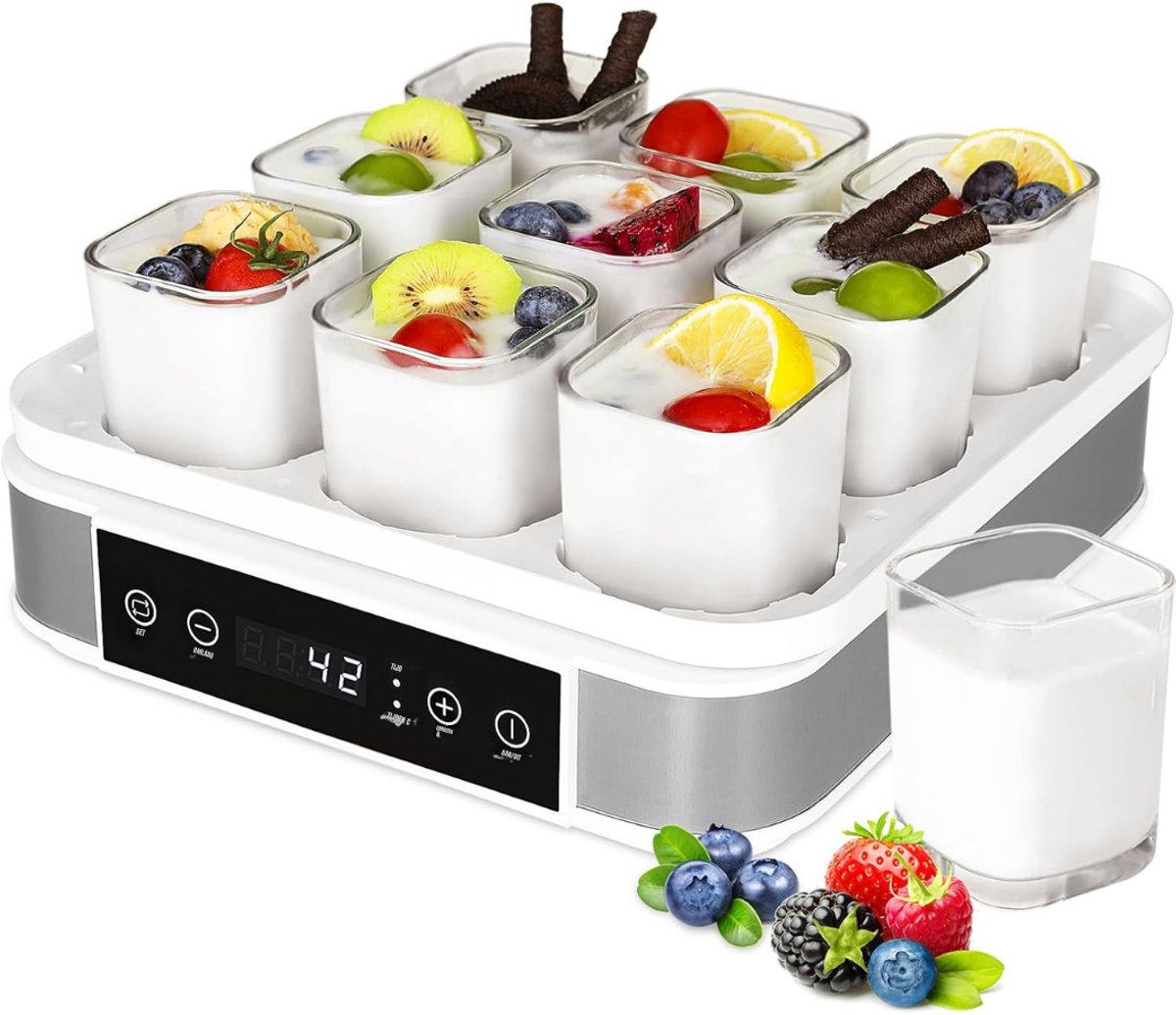 MIRA® Yoghurtmaker - Citruspers - Ijsmachine - Wit - ‎32cm x 32cm x 19cm