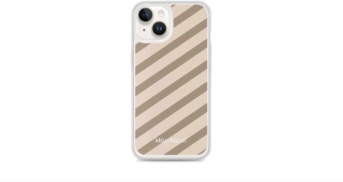 Melli Mello Telefoonhoesje Sand Stripe (Soft case) - Apple iPhone 14