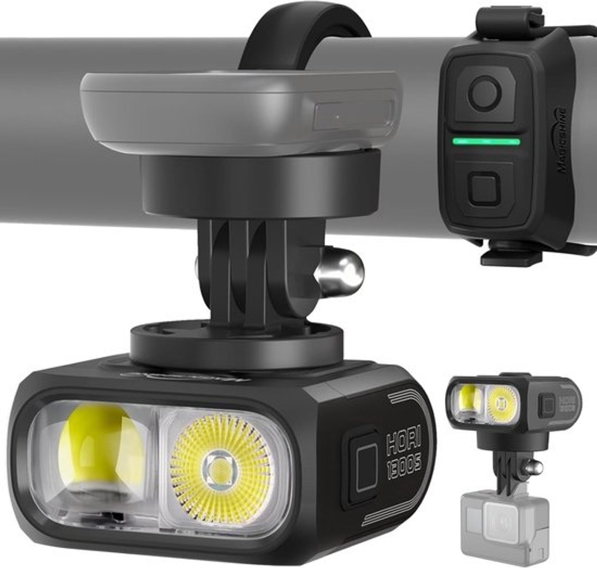 Fietsverlichting - Fietslamp - Veilig Fietsen - Verbeterde Trillingsdetectie - Zwart