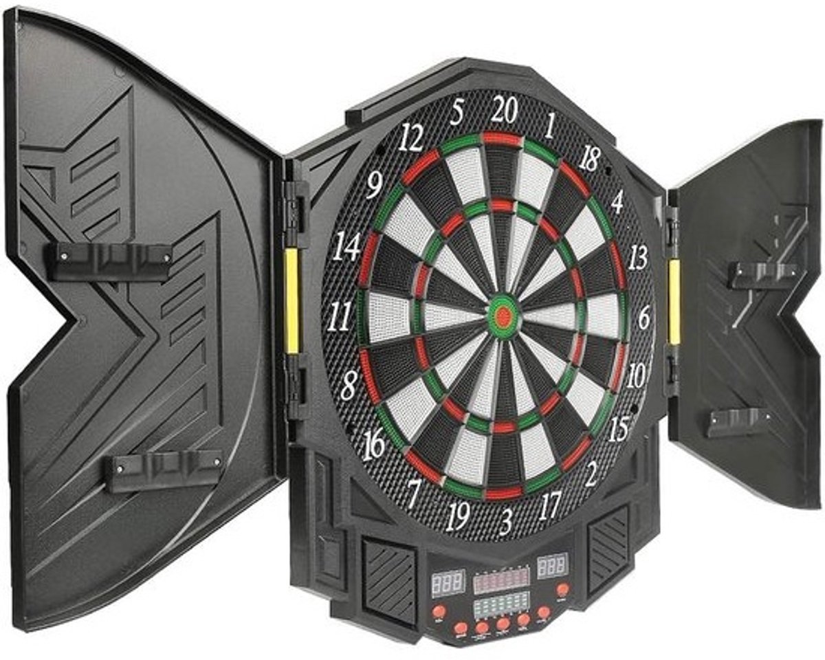 Elektronisch Dartbord - Digitaal Bord - Spelplezier Thuis - 27 Spellen 216 Opties - 57x50.3x7cm
