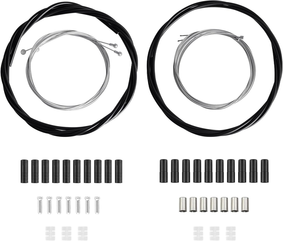 Universele Fietskabel Set voor Versnellingen - 4 Stuks Stalen Bowden Kabels voor Mountainbike en Racefiets Accessoires