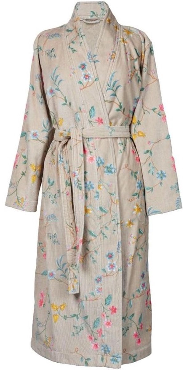 Luxe Les Fleurs badjas Kimono voor dames | Zacht katoen