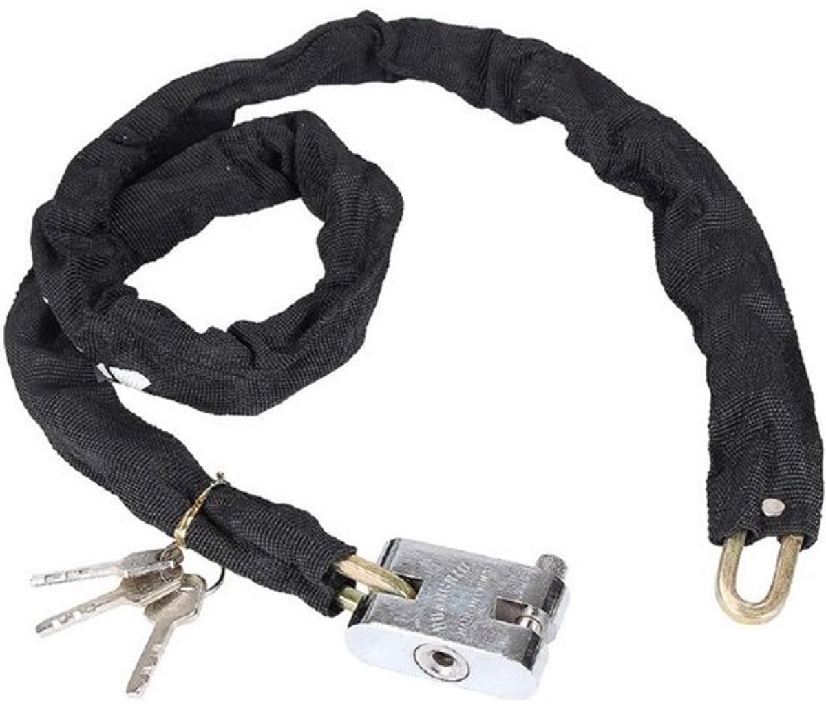 Extra Lange Stevige Kettingslot met Hangslot voor Motorfiets, Scooter en Fiets (85cm)
