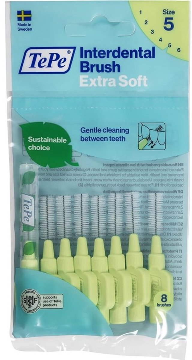 Interdentaalborstels X-soft 0.8 mm - Extra zachte tandenborstels voor optimale mondhygiëne