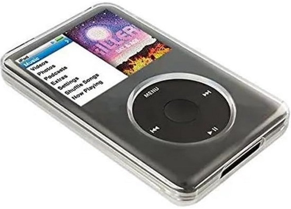 Kristalheldere Harde Cover Case voor iPod Classic (80GB, 120GB, 160GB)