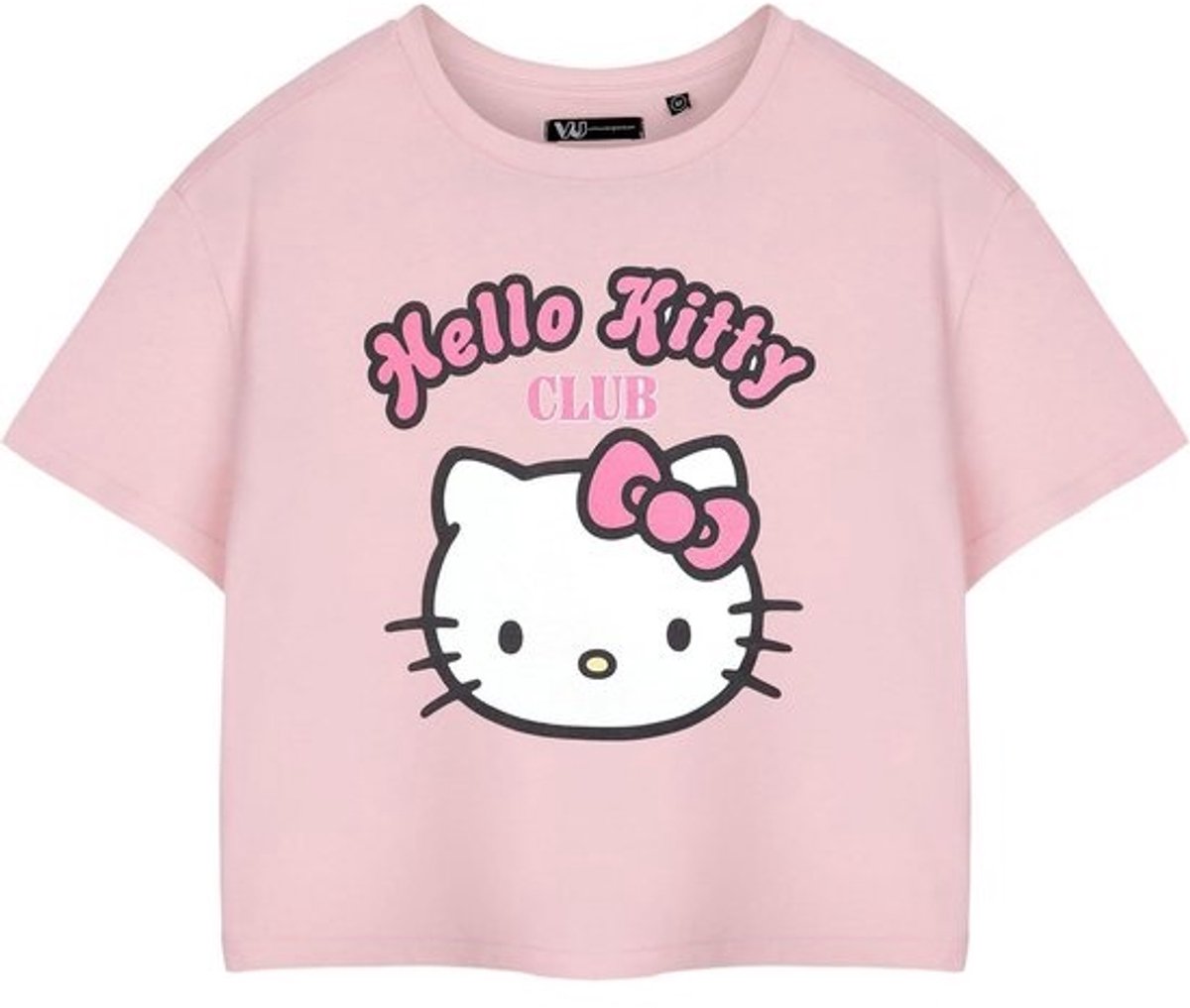 Roze T-shirt met korte mouwen voor Dames | Schattige Grafische Top