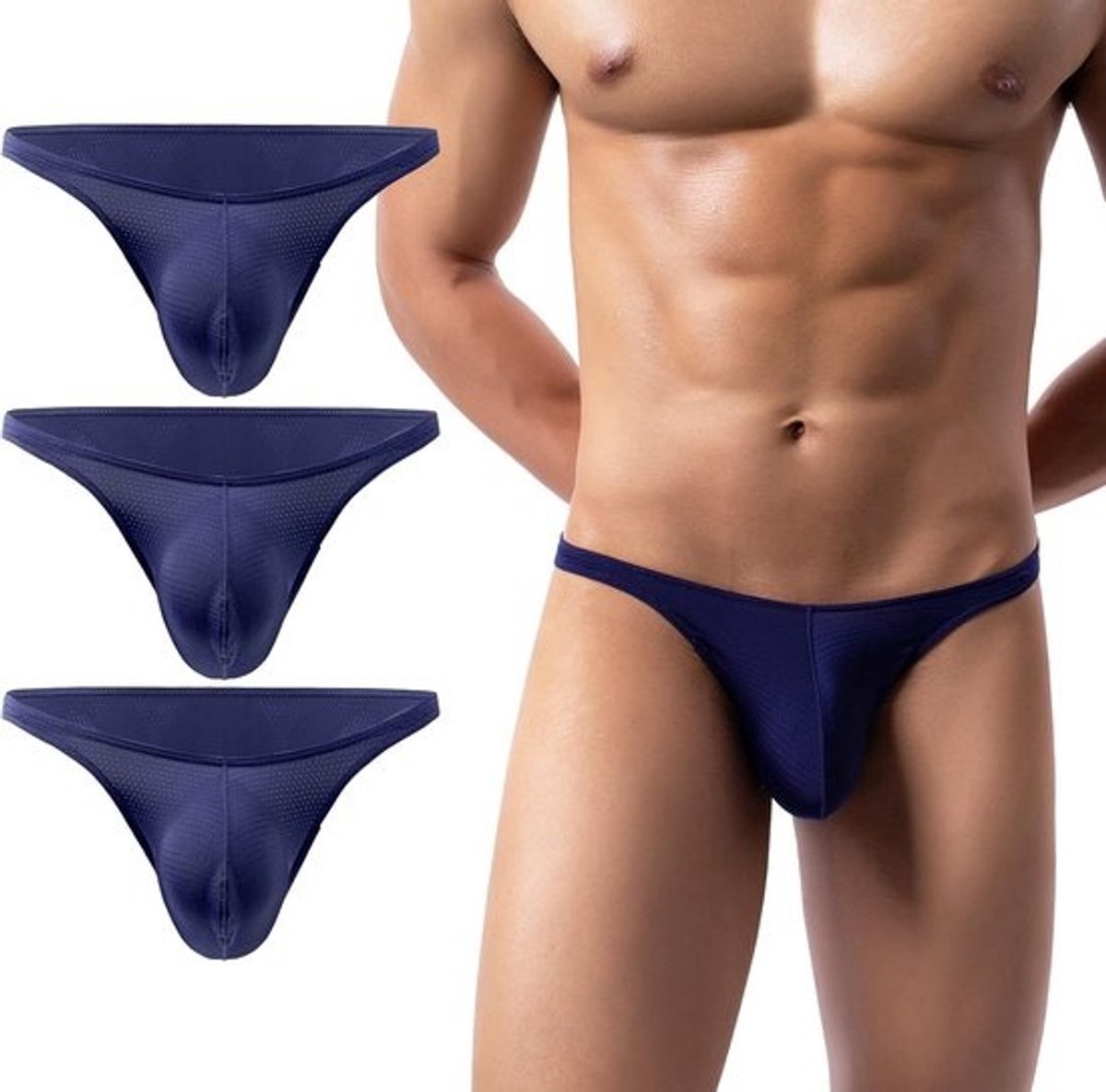 Ademende Herenslips met Luchtgaten - Zachte Mini-Slips