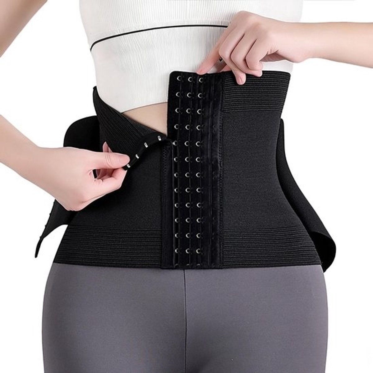 Taille Trainer en Riem voor Buikcontrole - Verstelbaar Fitness Corset voor Vrouwen - Stevige Ondersteuning