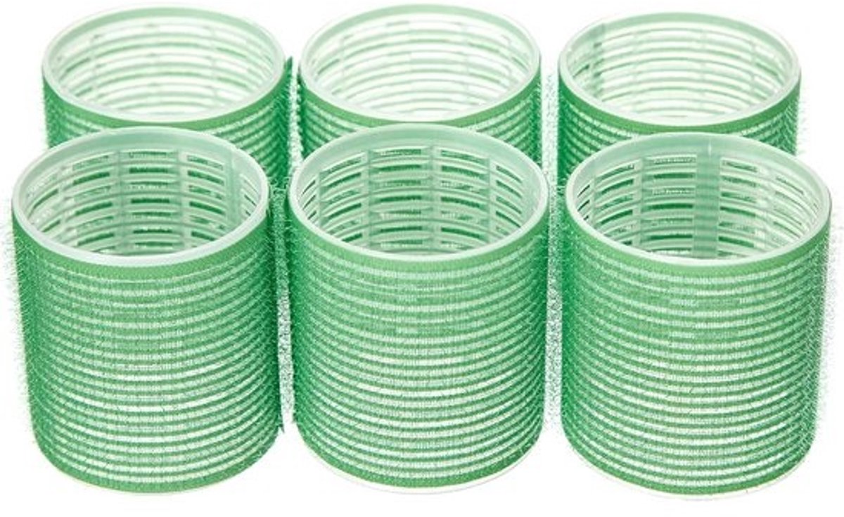 Zelfklevende Haarwikkels voor Krullen en Volume - 60mm, 6 Stuks