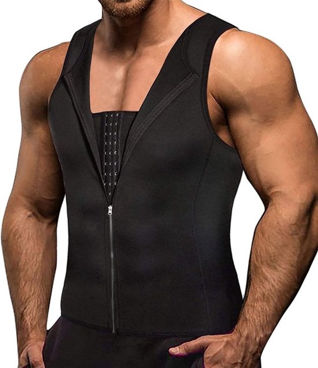 Sauna Vest voor Heren - Neopreen Zweetvest voor Fitness en Afslanken