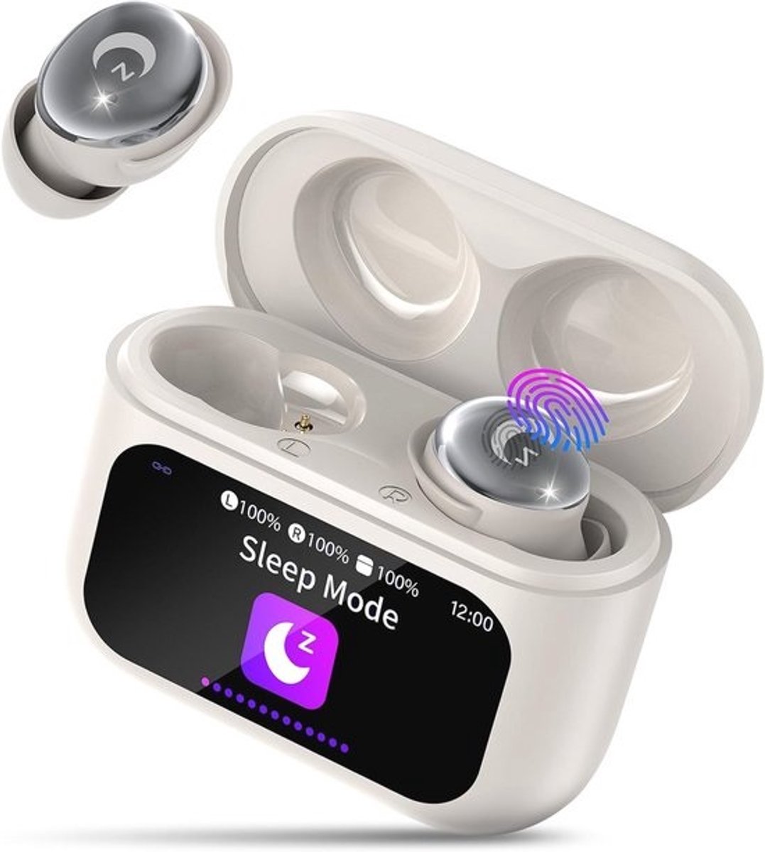 Hoofdtelefoon voor Slaap met Bluetooth 5.4 en 48 Uur Batterijduur - Duikgeluidskwaliteit en Slaapmodus