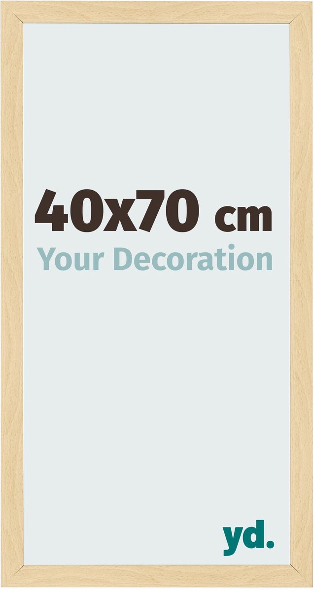Your Decoration - Fotolijst 40x70 cm - MDF - Beuken Decor - Bologna