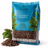 Calathea & Maranta Potgrond 5L – Premium Coco Potgrond voor Calathea, Maranta, Fittonia & Pauwenplant – Turfvrij – 180 Dagen Organische Voeding – Norrsoil