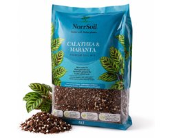 Norrsoil Calathea & Maranta Potgrond 5L – Premium Potgrond voor Calathea, Maranta, Pauwenplant & Fittonia – Turfvrije Coco Potgrond voor Kamerplanten – 180 Dagen Organische Voeding