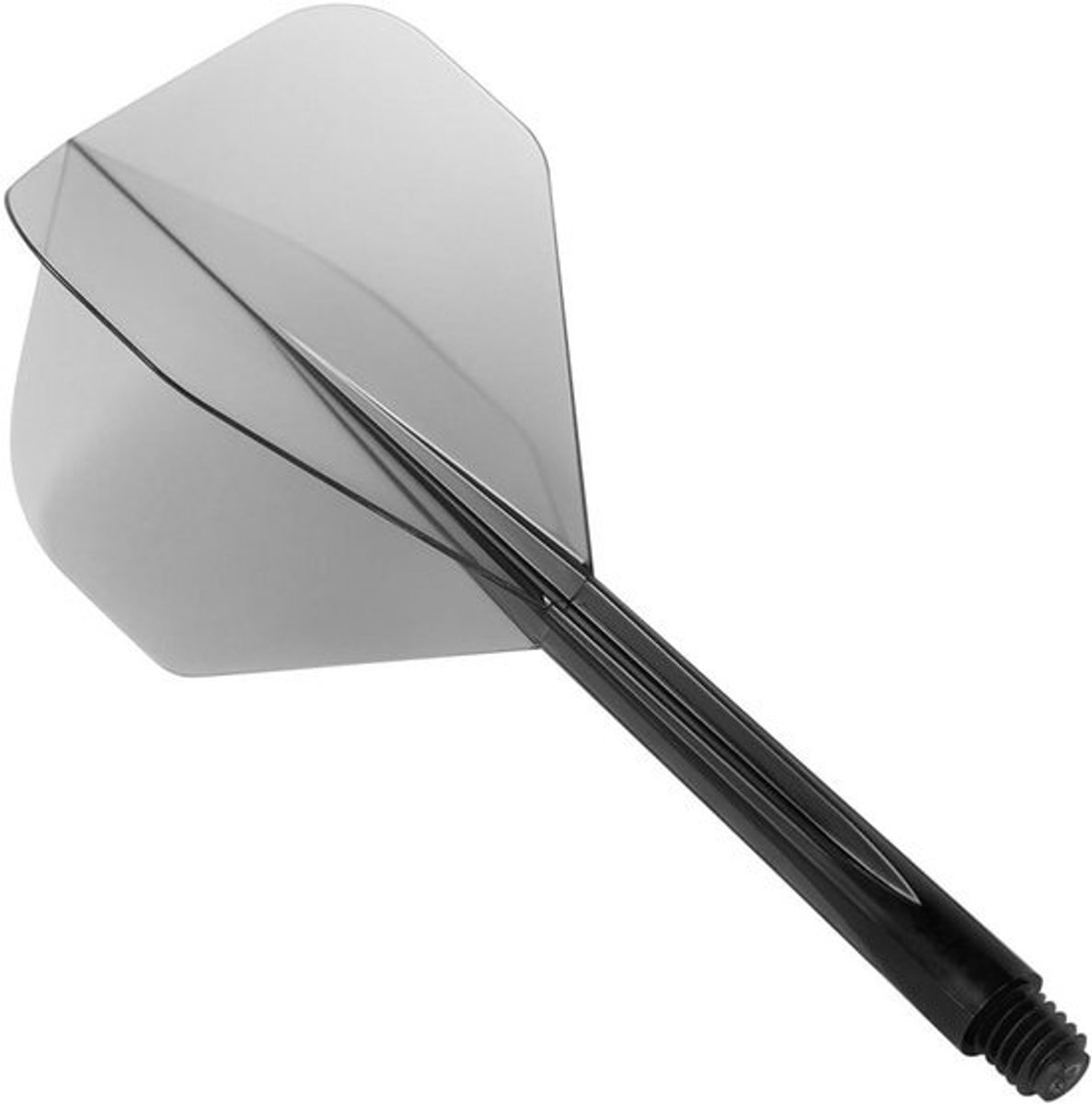 Geïntegreerde Dartpijlen Flights en Stems - Zero Stress - Standaard Lengte - Zwart - Set van 3
