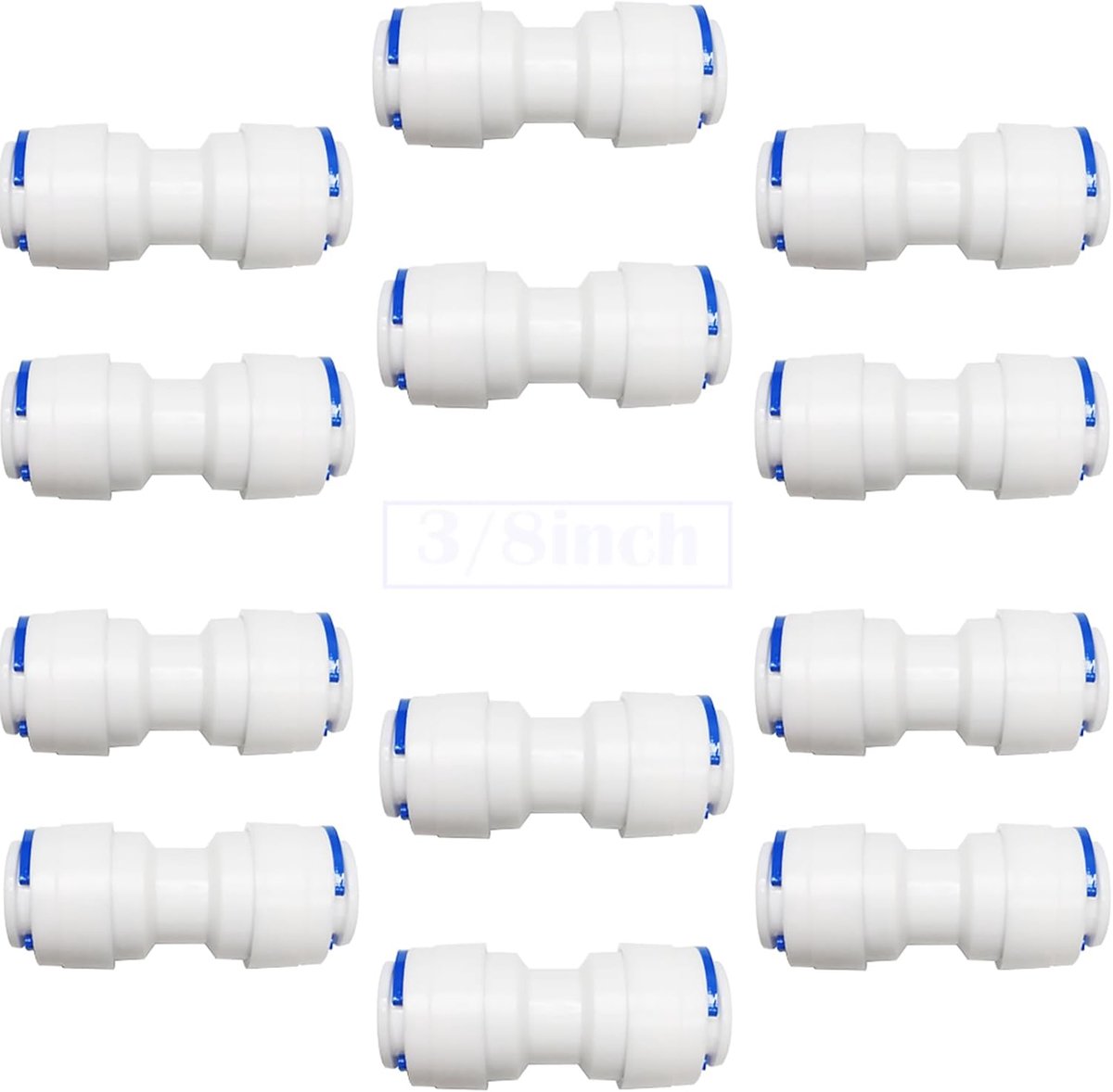 CESFONJER RO Water Filter Fitting 3/8 Inch Push Fit Straight Plug for RO System Beverage Output Water Purifier Pure - ShopVlot