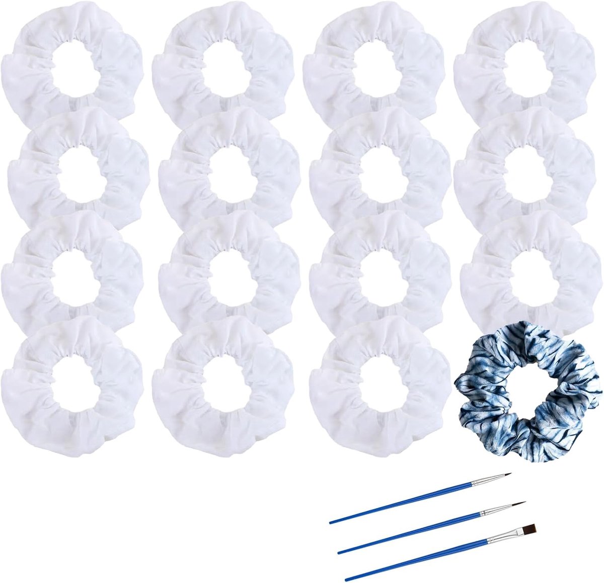 white scrunchie - ShopVlot