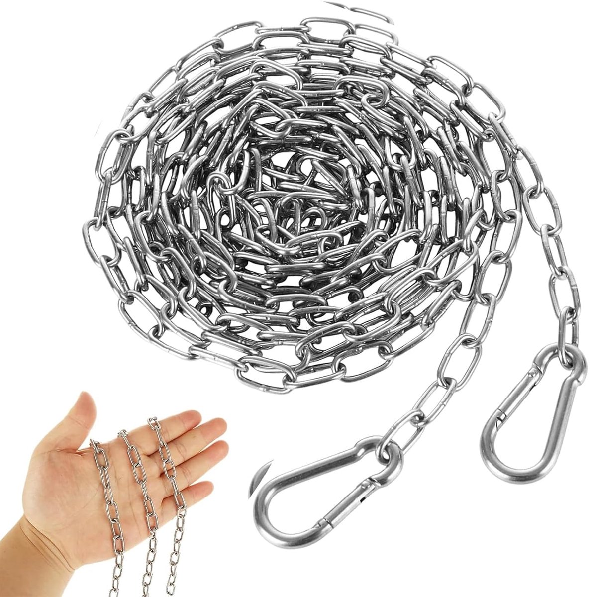 Stalen ketting 3 mm - roestvrij staal - waterdicht - ideaal voor ophangen - ShopVlot