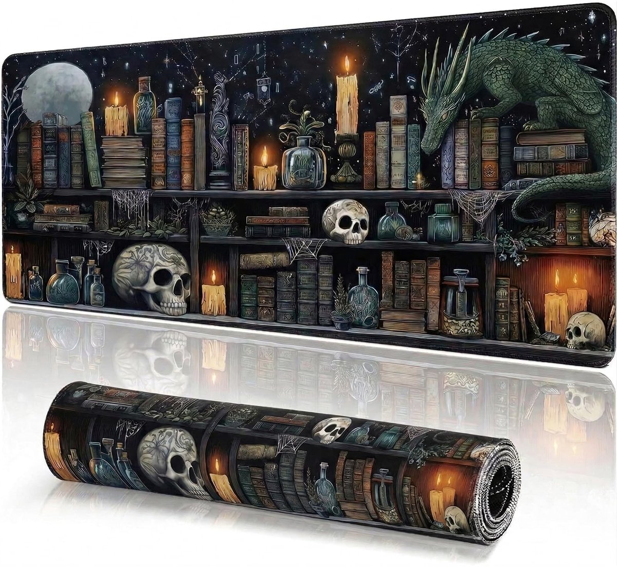 Thijox - Groot Muismat XXL 800×300×3 mm, Extra Grote Bureauonderlegger, Antislip Laptop Bureaumat, Schattige Bureaubladbescherming voor Werk & Gaming,
