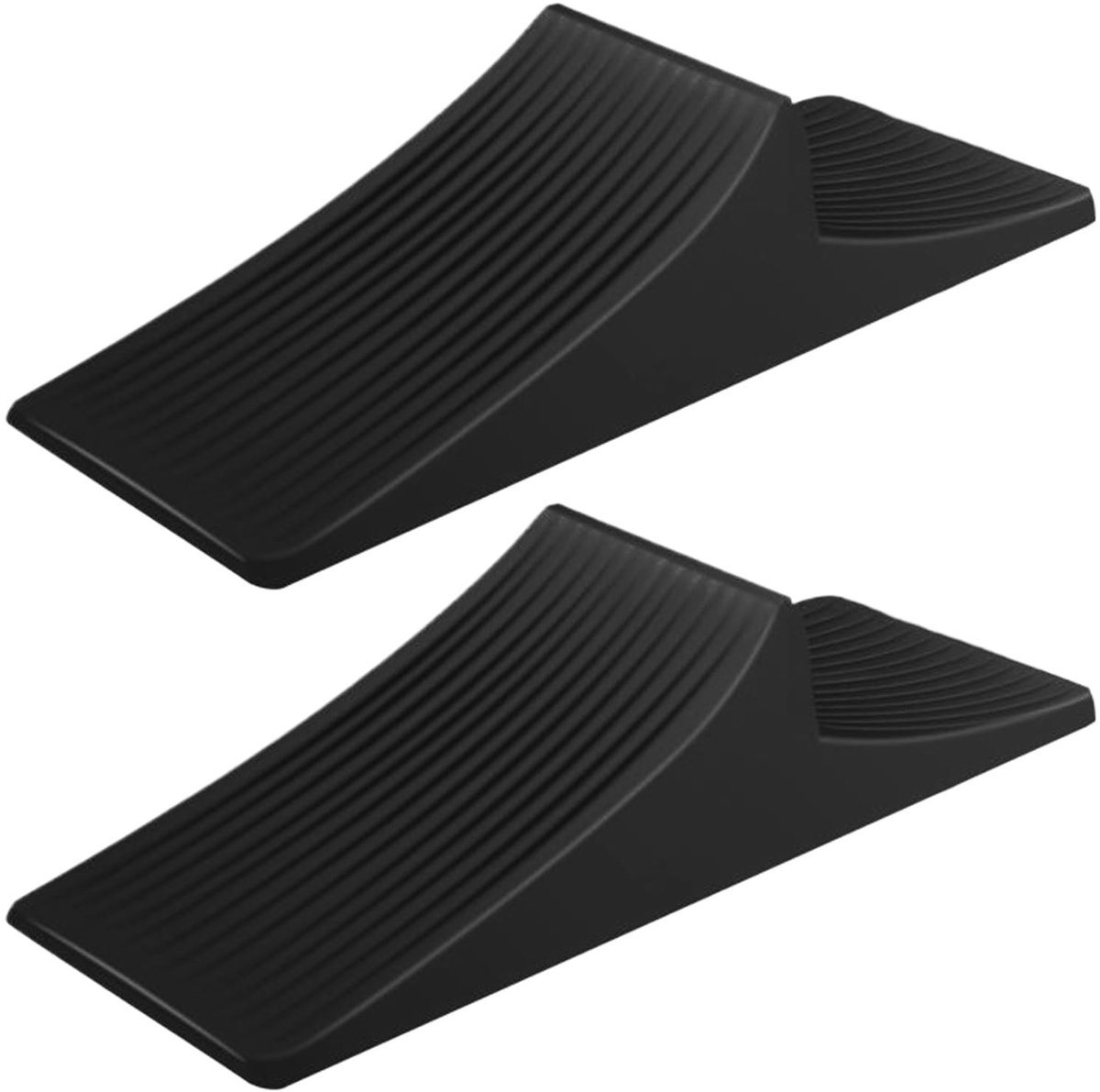 Solidchoice - 2 Stuks Rubber Deurstopper, Antislip en Duurzaam