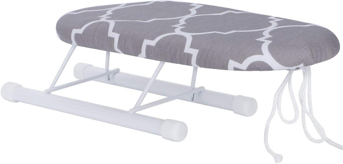 Opvouwbare Strijkplank - Mini strijkplank Mouwplank - Kleding Strijken - Ruimtebesparend Ontwerp - 26 cm - Roosterpatroon