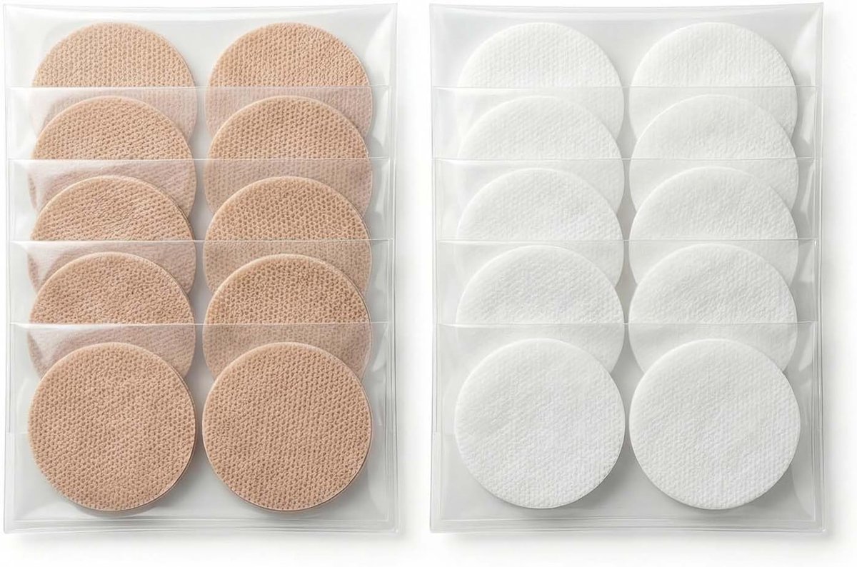 Nipple Covers voor Mannen - 100 Stuks - Wit - Onzichtbaar en Zweetproof - Ideaal voor Sport en Fitness - ShopVlot