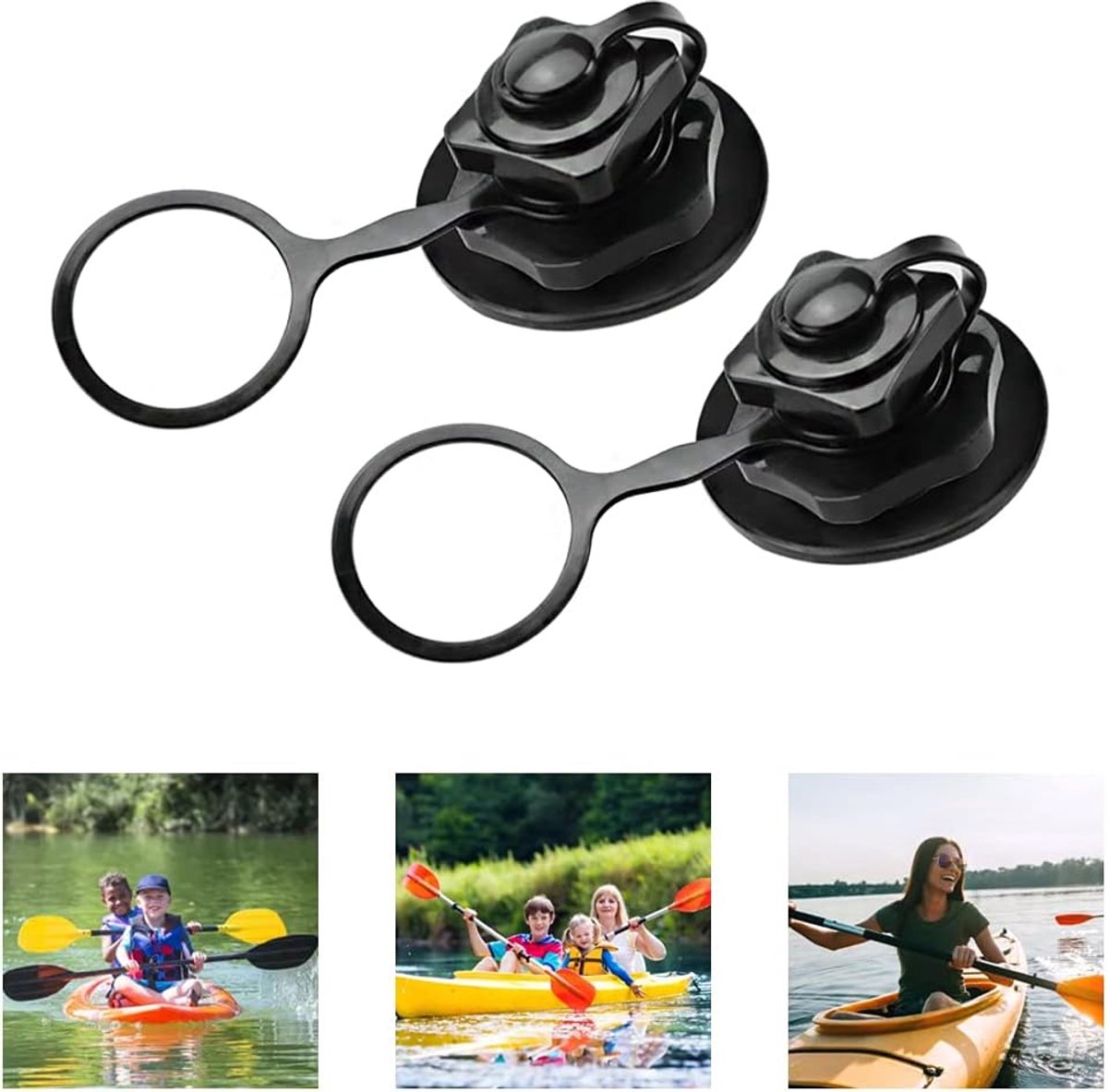 Luchtklep voor opblaasboot - Boston ventiel 16,5 mm - Snelle inflatie en leegloop - Ideaal voor watersport - ShopVlot