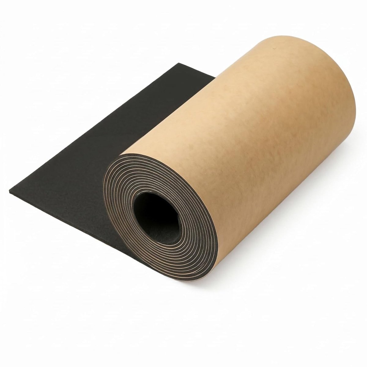 Multifunctionele Zelfklevende Schuimrubberen Rol - Zwart - 320 mm x 1,5 mm x 4 m - Neopreen Schuim met Geluidsisolatie - Voor Thuis en Werkplaats